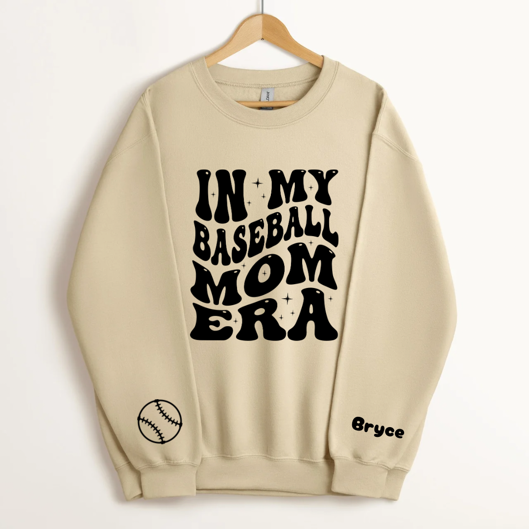 In My Baseball Mom Era Crewneck