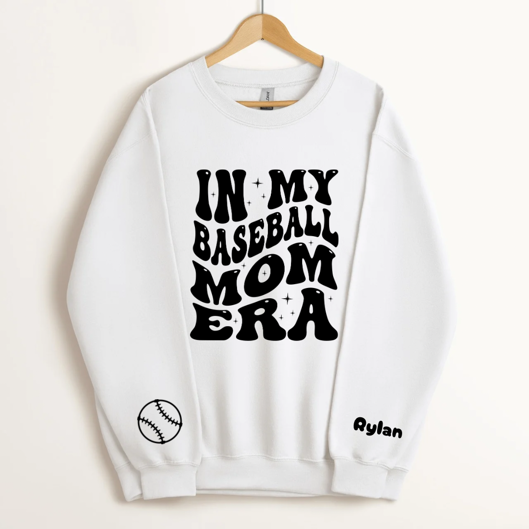 In My Baseball Mom Era Crewneck